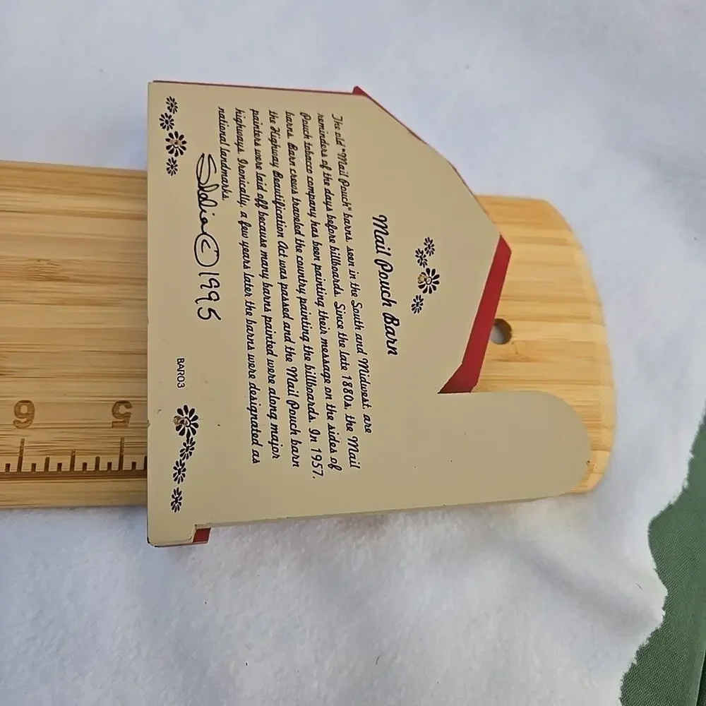 SHEILA'S COLLECTIBLE MAIL POUCH BARN TOBACCO 1995